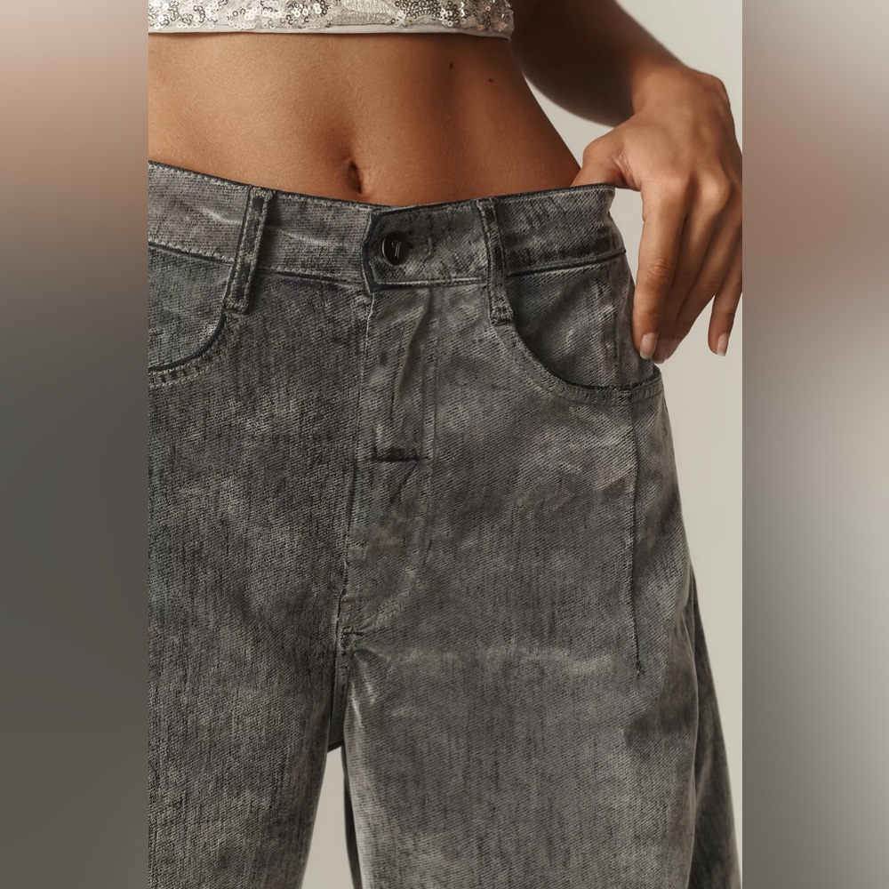 THE KENNA MID-RISE HERITAGE BARREL JEANS BY PILCRO: VELVET EDITION 41229… - Picture 4 of 4